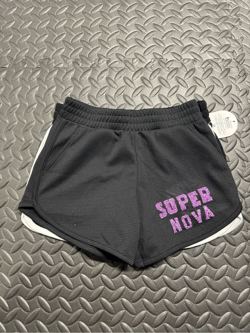 Girls Cheer Athletic Shorts Bundle Size 6 6X Falcons Super Nova Black 2pc - Picture 11 of 12